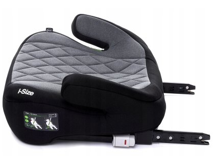 autosedacka podsedak 4baby hi fix isofix i size cerna seda