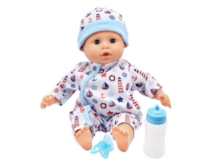 Dolls World - Miminko Baby Joy BLUE - 38 cm