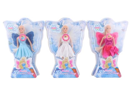 Panenka víla se svítícími křídly (1 ks)