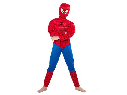 detsky kostym svalnaty spiderman 110 122 m