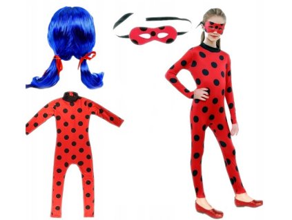 detsky kostym beruska s parukou a maskou 98 110 s