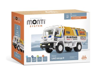 Stavebnice Monti System MS 07 Dakar Liaz 1:48 v krabici 22x15x6cm