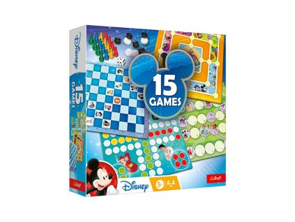 Sada 15 her Disney společenká hra v krabici 24,5x24,5x6cm