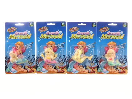 Mořská panna roustoucí a svítící ve tmě (1 ks)