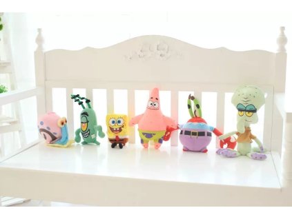 Plyšáci z pohádky SpongeBob (SKLAD)