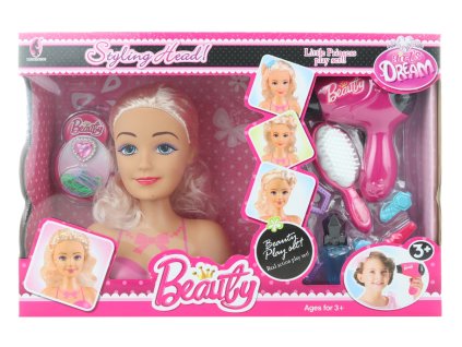 Sada krásy s česací hlavou