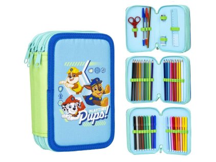 skolni penal tripatrovy s naplni paw patrol pups