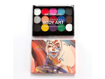 detska sada barev na oblicej a telo 16ks