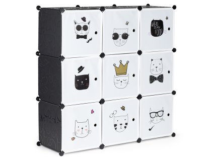 detsky modularni regal 9 polic kocky