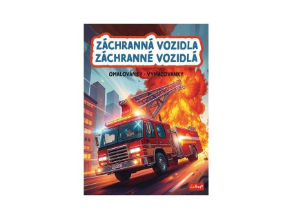 Omalovánky Záchranná vozidla 20x27,5 cm