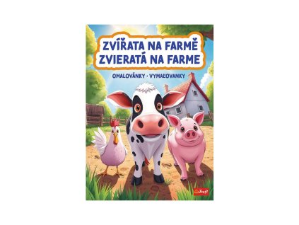 Omalovánky Zvířata na farmě 20x27,5 cm