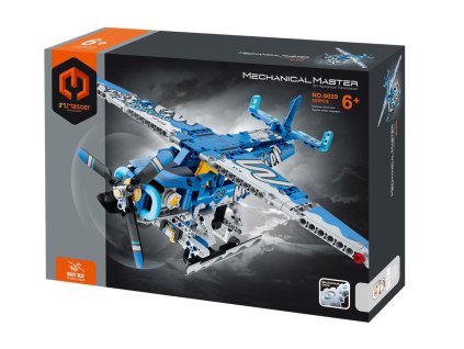 Stavebnice iM.MASTER letadlo plast 323 dílků v krabici 31x23x6,5cm