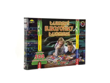 Tajemství elektroniky 500 experimentů na baterie v krabici 42x28,5x4cm od 6 let