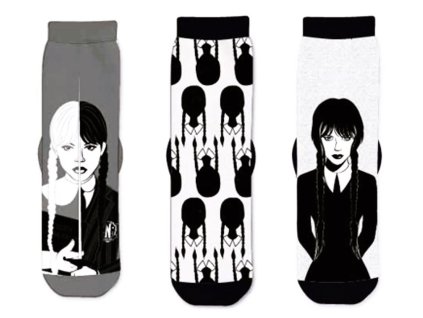 SADA 3 KS PONOŽKY WEDNESDAY (Velikost 27-30)