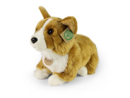 Rappa Plyšový pes corgi 32 cm ECO-FRIENDLY
