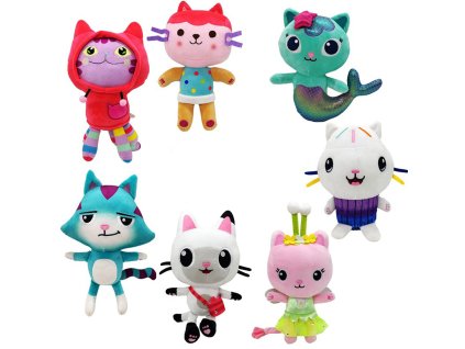 Gabby's Dollhouse plyšové hračky (Pandy)