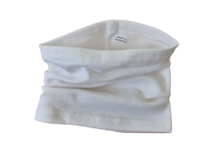 bavlneny nakrcnik bily