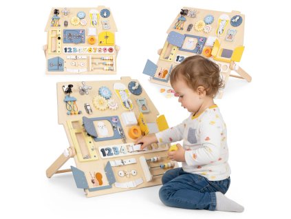 velka drevena montesori senzoricka tabule pro deti vzdelavaci panel xl