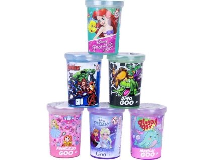Slizový kelímek 70g (5x7 cm) 6 různých Disney / Marvel / Dinosaurus / Princezna