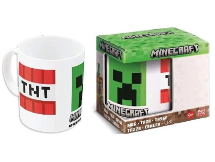 Porcelánový hrnek Minecraft 325 ml v ozdobné krabičce