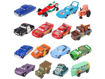 Disney Pixar Cars 2 3 Lightning McQueen Mater Jackson Storm Ramirez 1 55 Diecast Vehicle Metal 0