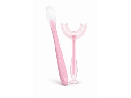 silikonova lzicka kartacek ve tvaru u ruzova