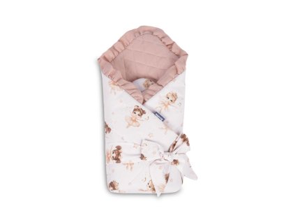 zavinovacka pro miminko muselin bavlna baletka ruzova