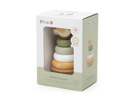 Dřevěné kroužky ptáček