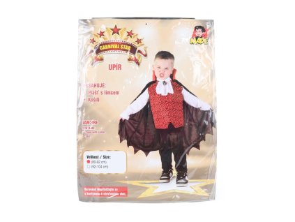 Šaty na karneval - upír 80 - 92