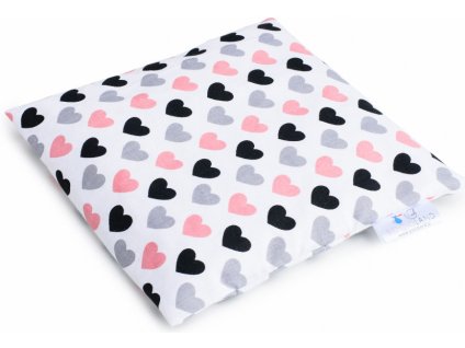 velky termofor nahrivaci polstarek s tresnovymi pecickami srdicka pastelova