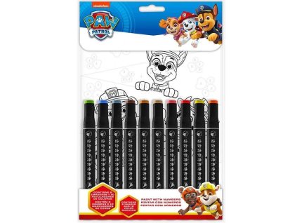 KRESLENÍ PODLE ČÍSEL TLAPKOVÁ PATROLA (Velikost uni)