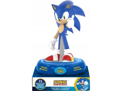 3D NOČNÍ LAMPIČKA SONIC (Velikost uni)