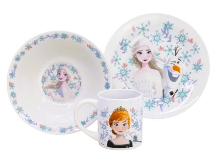 3 - DÍLNÁ KERAMICKÁ SOUPRAVA FROZEN (Velikost uni)