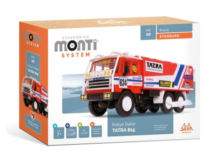 Stavebnice Monti System MS 10 Rallye Dakar Tatra 815 1:48 v krabici 22x15x6cm