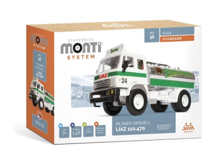 Stavebnice Monti System MS 36 Pilsner Urquell Liaz 1:48 v krabici 22x15x6cm
