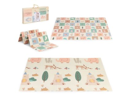 skladaci hraci podlozka teddy a elefant 200x180cm