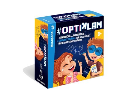 Optiklam společenská hra v krabici 22x22x7cm