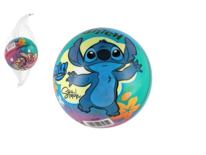 Míč Stitch 14cm nafouknutý v síťce