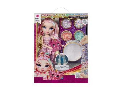 Rainbow High Panenka se slizem a třpytkami - Bella (pink)