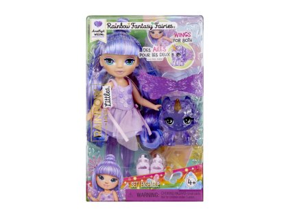 Rainbow High Malá sestřička víla - Amethyst (Purple) TV