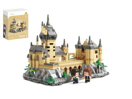Stavebnice mini KOCO Magický hrad plast 1132ks v krabičce 15x20x8cm