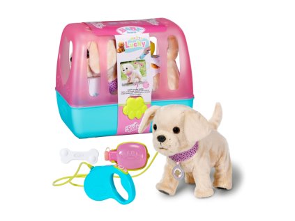 BABY born Můj veselý pejsek s přepravním boxem TV