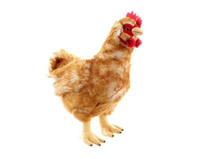 Plyš Slepice s vejcem 30 cm Eco-friendly