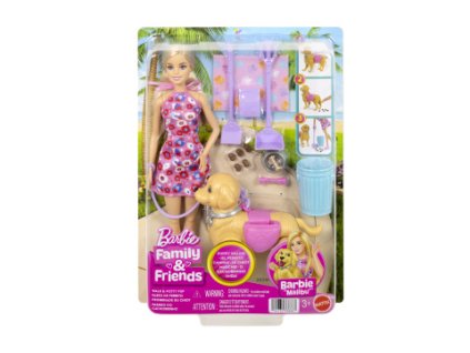 Barbie Panenka s pejskem na procházce JJB46