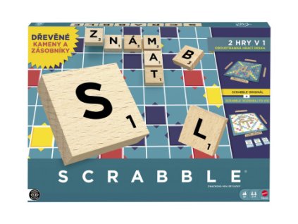 Scrabble Dřevěná edice CZ JLJ68