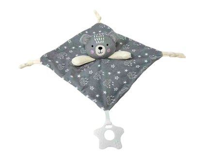 pritulnicek mazlik s kousatkem medvidek sedy