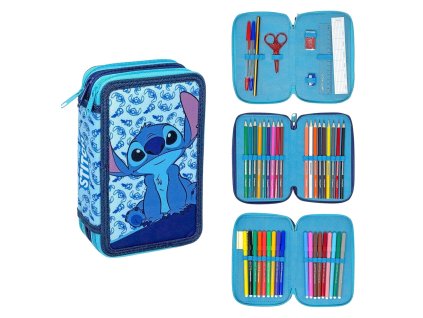 VYBAVENÝ TŘÍPATROVÝ PENÁL LILO A STITCH (Velikost uni)