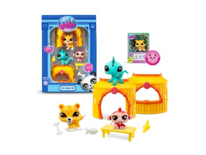Littlest Pet Shop 3 figurky Džungle