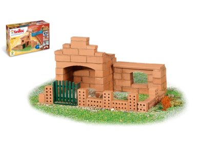 Stavebnice Teifoc Domek Sergio 85ks v krabici 29x18x8cm