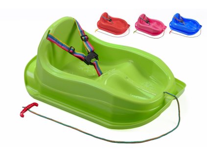 Sáně mini plast 50x70cm mix barev 12m+ (1 ks)